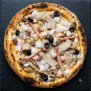 Pizza  fruit  de mer