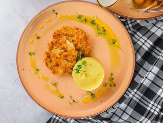 Куриные котлетки с пюре