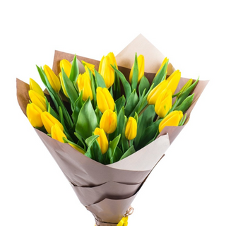 Bukiet tulipanów żółtych strong 11