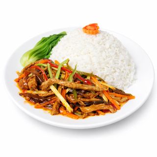 Riz Au Poulet Sauce Aigre