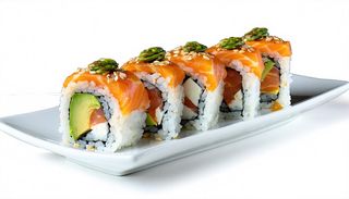 306 Uramaki salmone affumicato