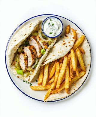Gyros de pui / Chicken Gyros