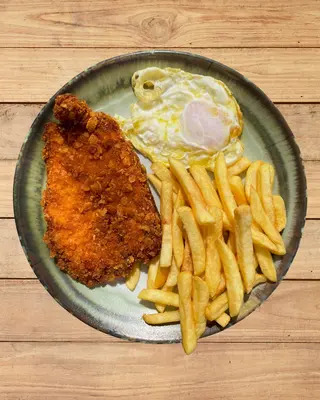 Pollo empanado 