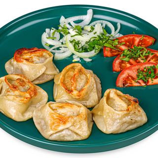 Манты жареные