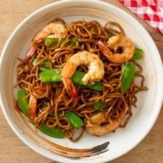 Yakisoba Frito Con Gambas  