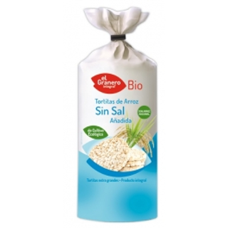 Tortitas Arroz Sin Sal El Granero 115Gr