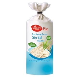 Tortitas Arroz Sin Sal El Granero 115Gr