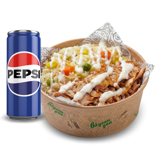 ДЮНЕР БОУЛ С ПИЛЕШКО И ОРИЗ + KEH