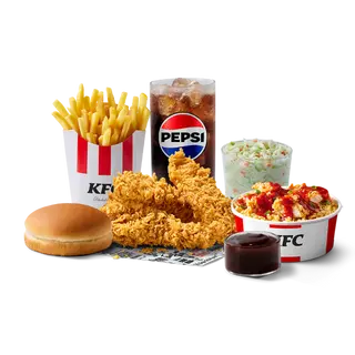 4 Strips Meal + Rizo Offert