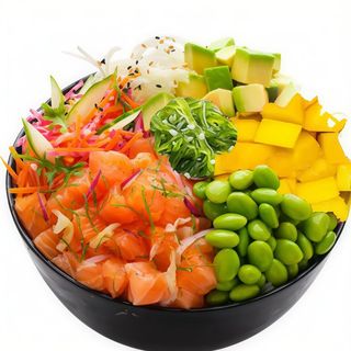 Poke bowl saumon