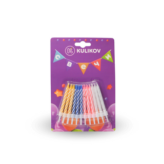  Свечи для торта.1 упак*24 штуки.Длина 6 см.Арт33