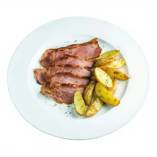 Jamón Asado Y Patatas