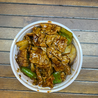 Ternera con salsa barbacoa china