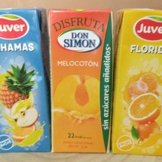 Zumos Melocoton, Bahamas o Florida (200 Ml.)