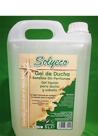 Gel De Ducha Sensible Sin Perfume Solyeco 5L