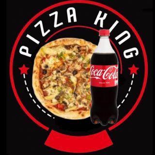 1 PIZZA  MEGA + 1 BOUTEILLE SODA 1L