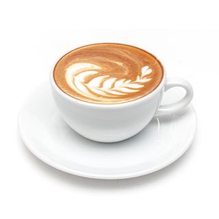 Лате с ядково мляко бадем