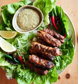 Chicken seekh kebab