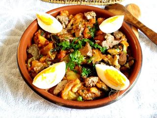 Plat Kafteji Escalope