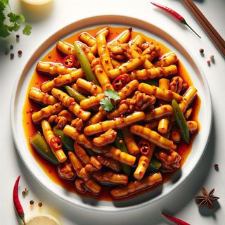 Spicy bamboo chicken