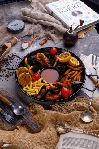 Platou cu fructe de mare