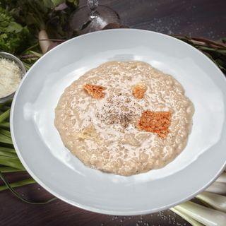 Risotto cacio e pepe