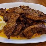 Пържен черен дроб Мамин Кольо (300г)