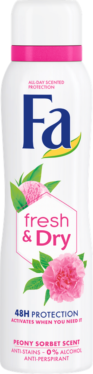 FA DEOSPRAY 150ML FRESH&DRY PINK SORBET (446709)