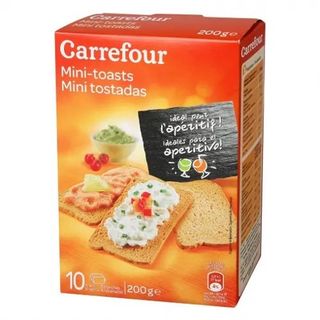 Mini Tostadas Carrefour 200 Gr.