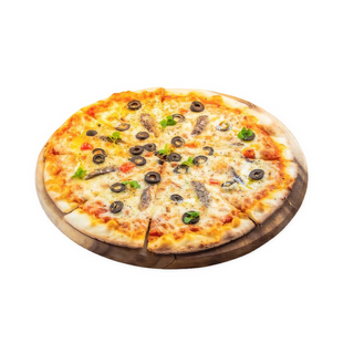 Pizza napolitana 30 cm.