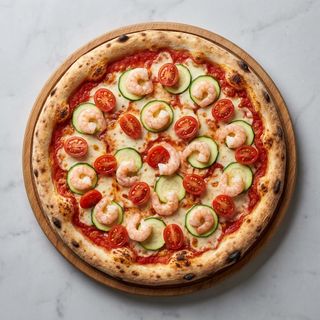 Zucchine e gamberi