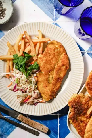 Plat Escalope (Breaded)
