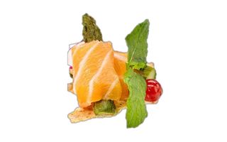 54.Salmone con asparagi - 4 pezzi