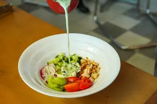 Окрошка з куркою