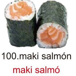 100. Maki Salmón (8 Pza.) 