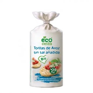 Tortitas de Arroz s/Sal Añadida Ecológicas Ecocesta 100 Gr.