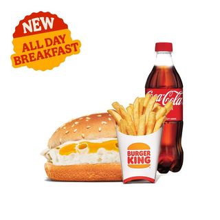 Egg Burger Medium Meal