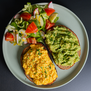 Avocado Toast & Scrambled Eggs