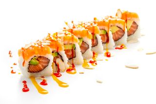 74. Sake almondo roll - 8 pezzi