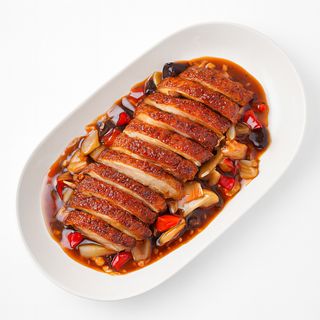 72. Pržena patka Szechwan i riža