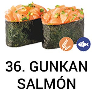 32. Gunkan De Salmón (2 Uds.)