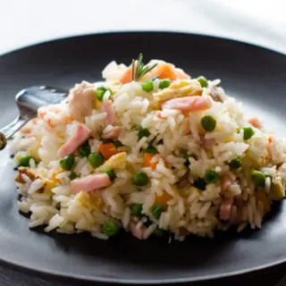 Arroz tres delicias 三炒饭
