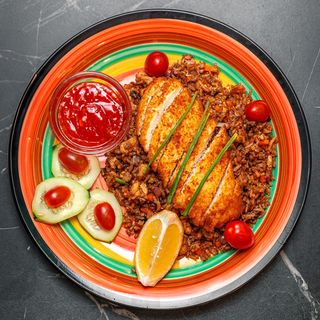 Chicken Fried Rice Milanaise