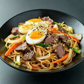 noodles prajit  cu vita