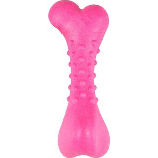 FLAMINGO Igračka za pse Kost pena s mirisom maline, Roze 13cm (KOD FLA518179)