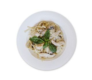 Паста курка та грибы