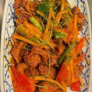 Phad Prik Khing Con Pollo