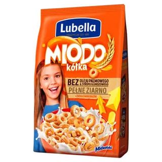 Płatki śniadaniowe zbożowe kółka z miodem Lubella. 0.25кг