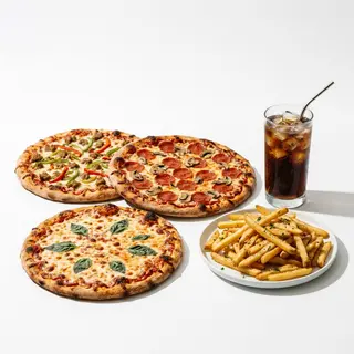 Menú Pizza (3 Uds.)