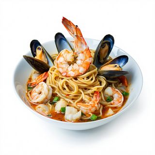 26 .-Tallarines Con Marisco